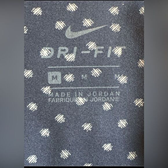 Nike Yoga Polka Dot Twist Leggings High Rise 7/8 Length Women’s Size Medium - Picture 6 of 9